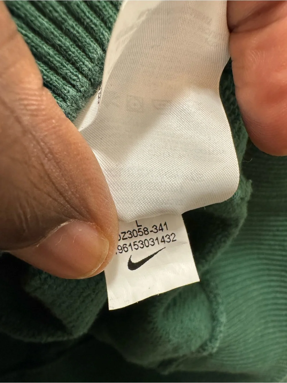 Nike Rebellion Green Sweatshirt Ambassador Club